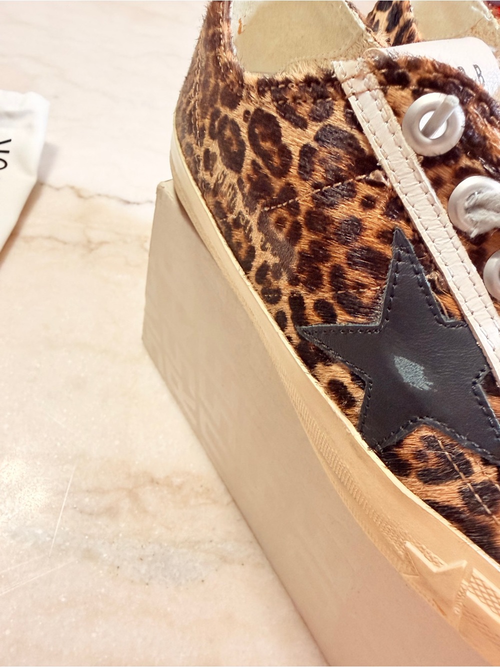 Golden Goose Leopard Print VSTAR2 - Picture 7 of 12